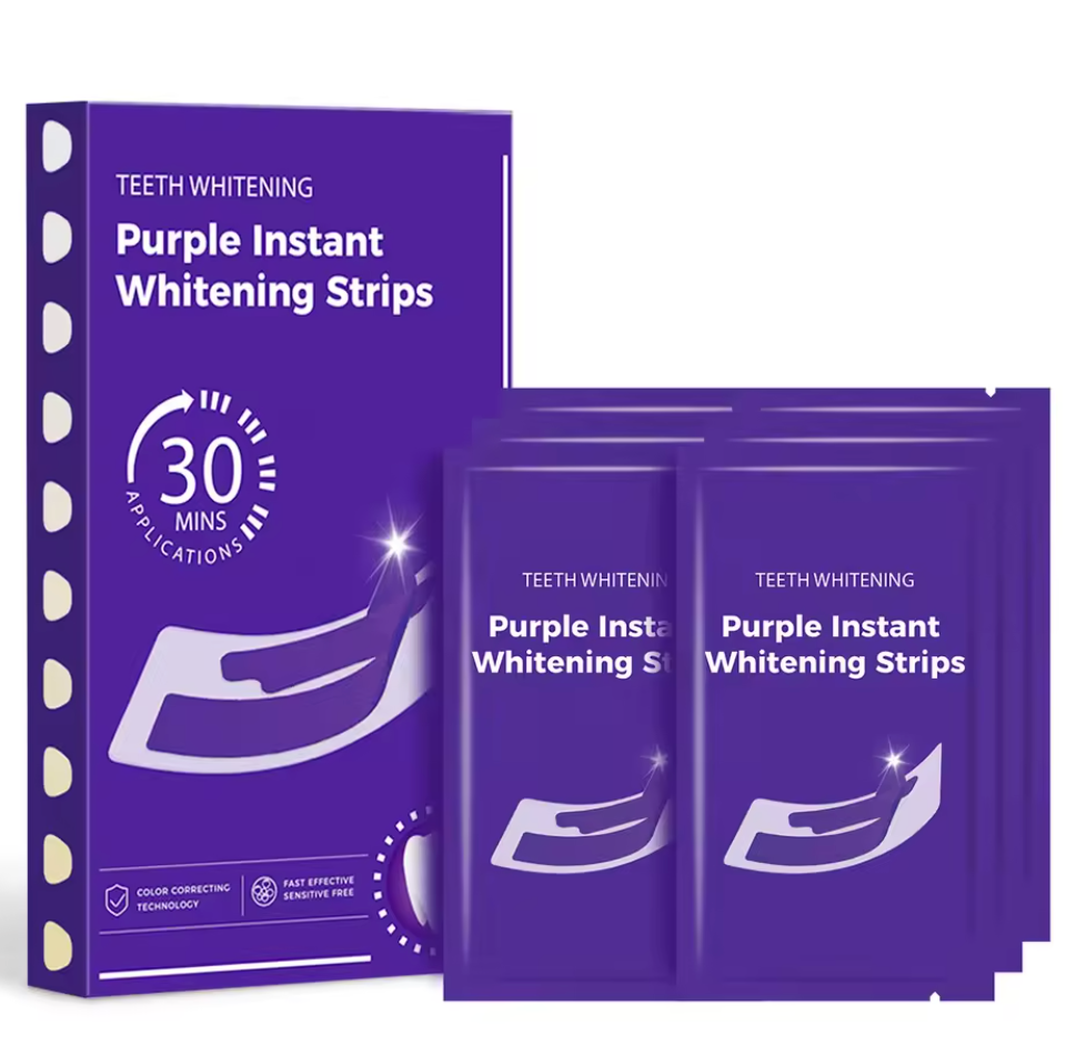 Purple Teeth whitining
